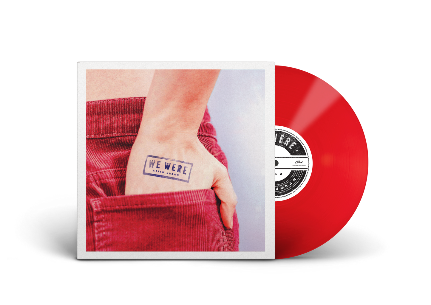 "We Were" Red Cover with Red 7" Vinyl