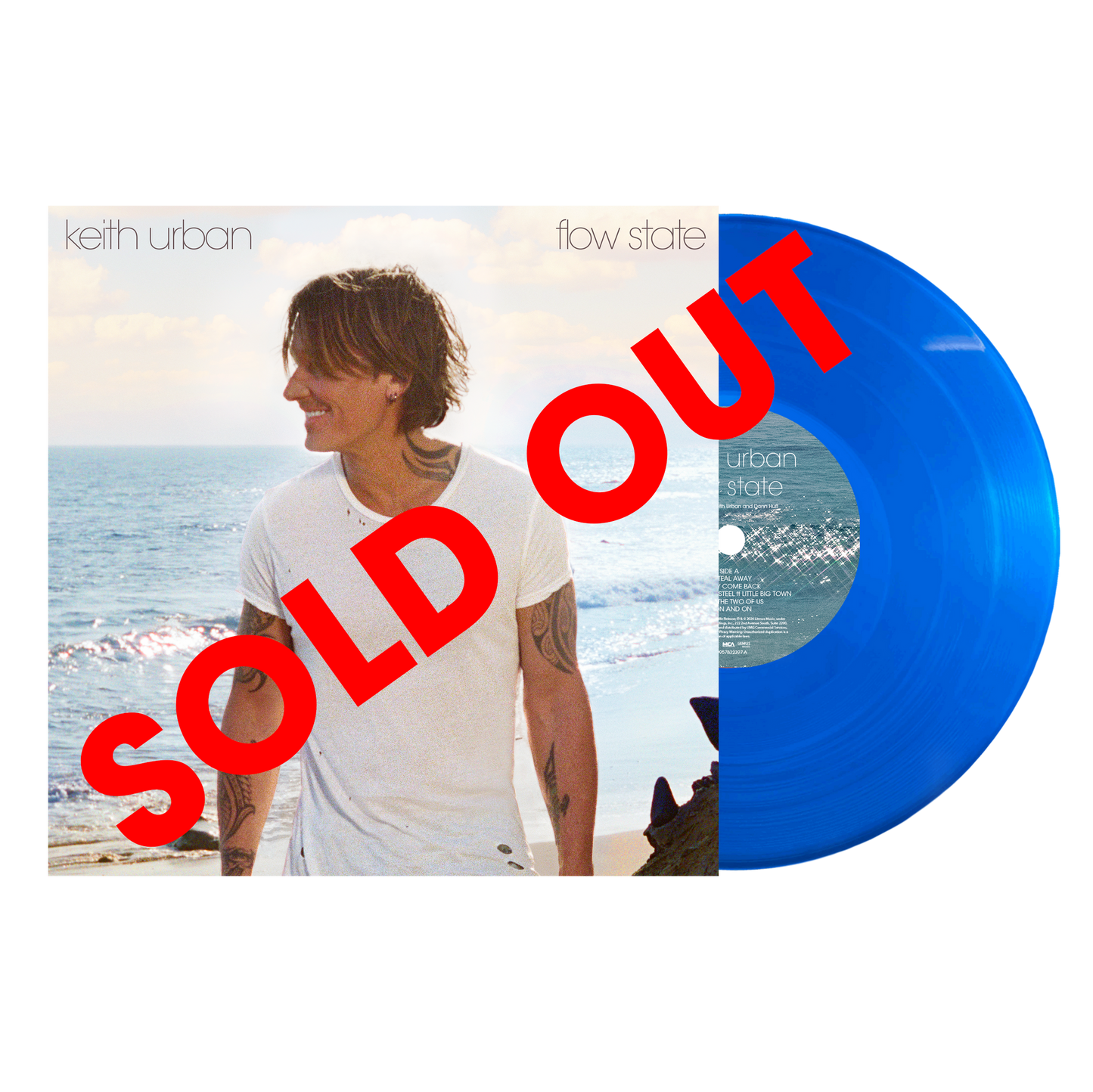 Flow State Vinyl - Beach Transparent Blue - Signed (Pre-Order)