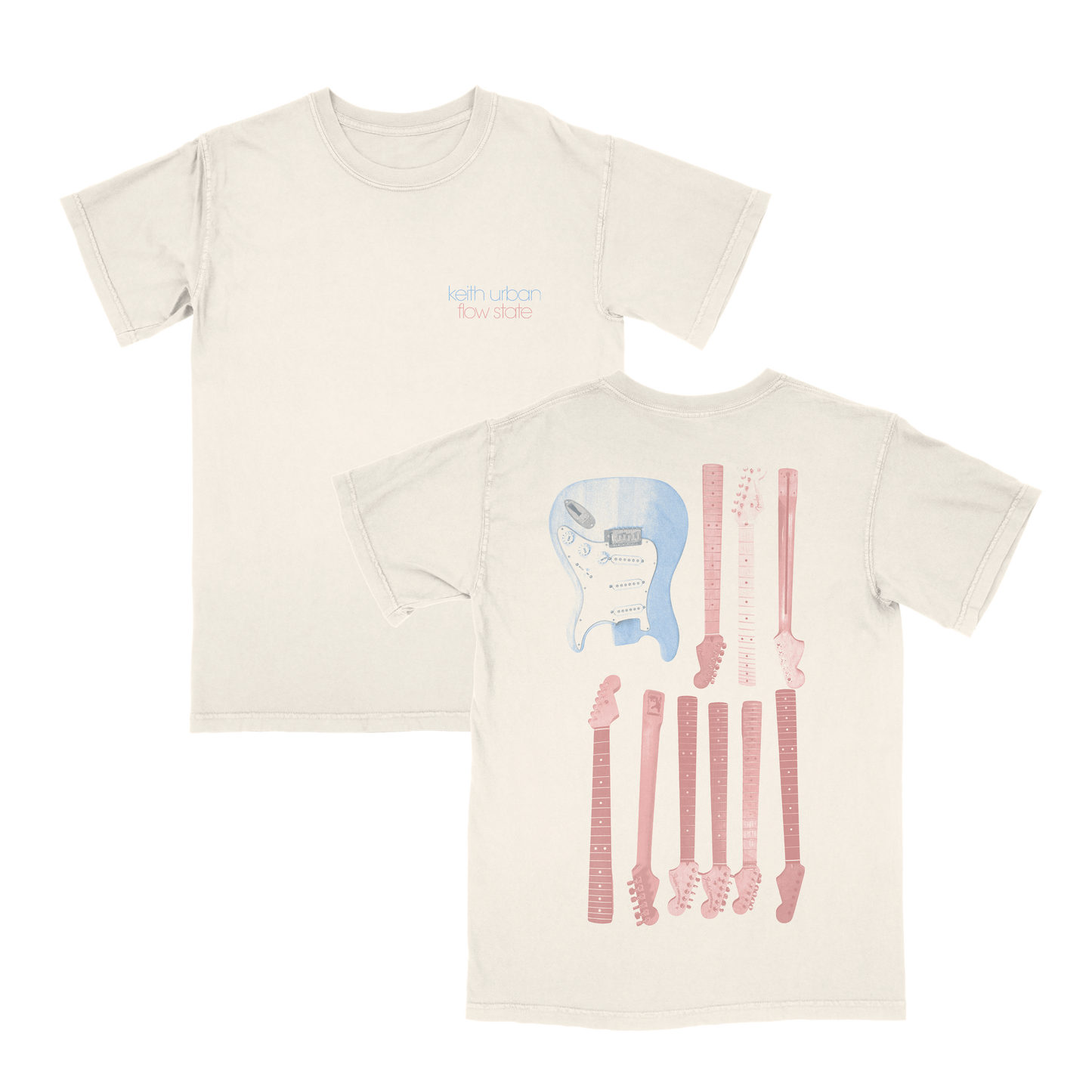 Flow State Ivory Guitar Tee (Pre-Order) – Keith Urban