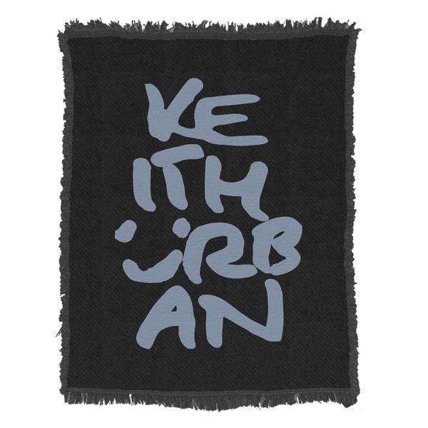 Keith Urban Smiley Woven Blanket