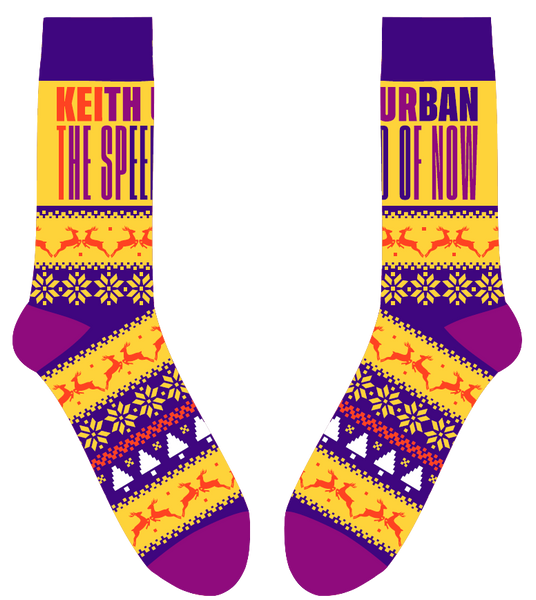 THE SPEED OF NOW Holiday Socks