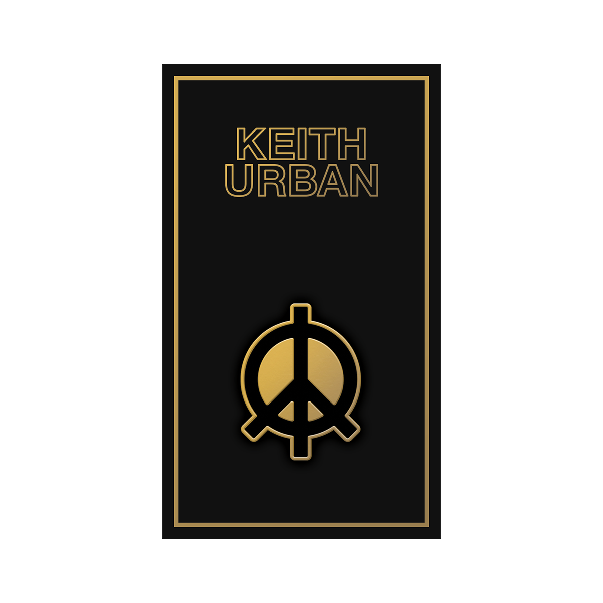 Icon Line - Peace Sign Enamel Pin
