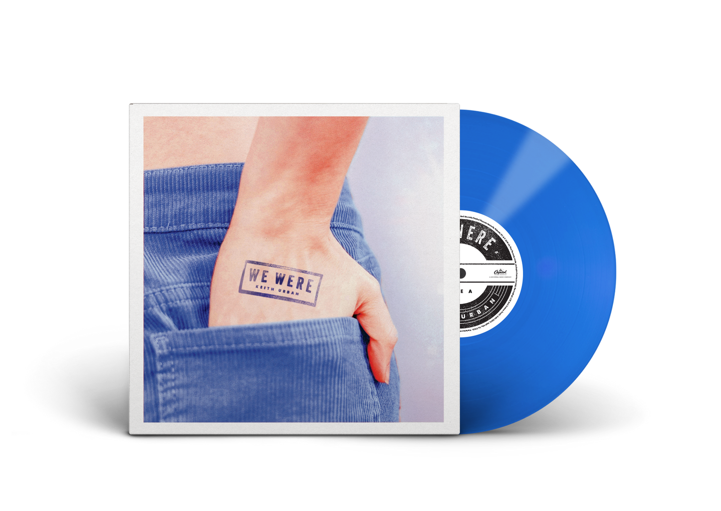 "We Were" Blue Cover with Blue 7" Vinyl