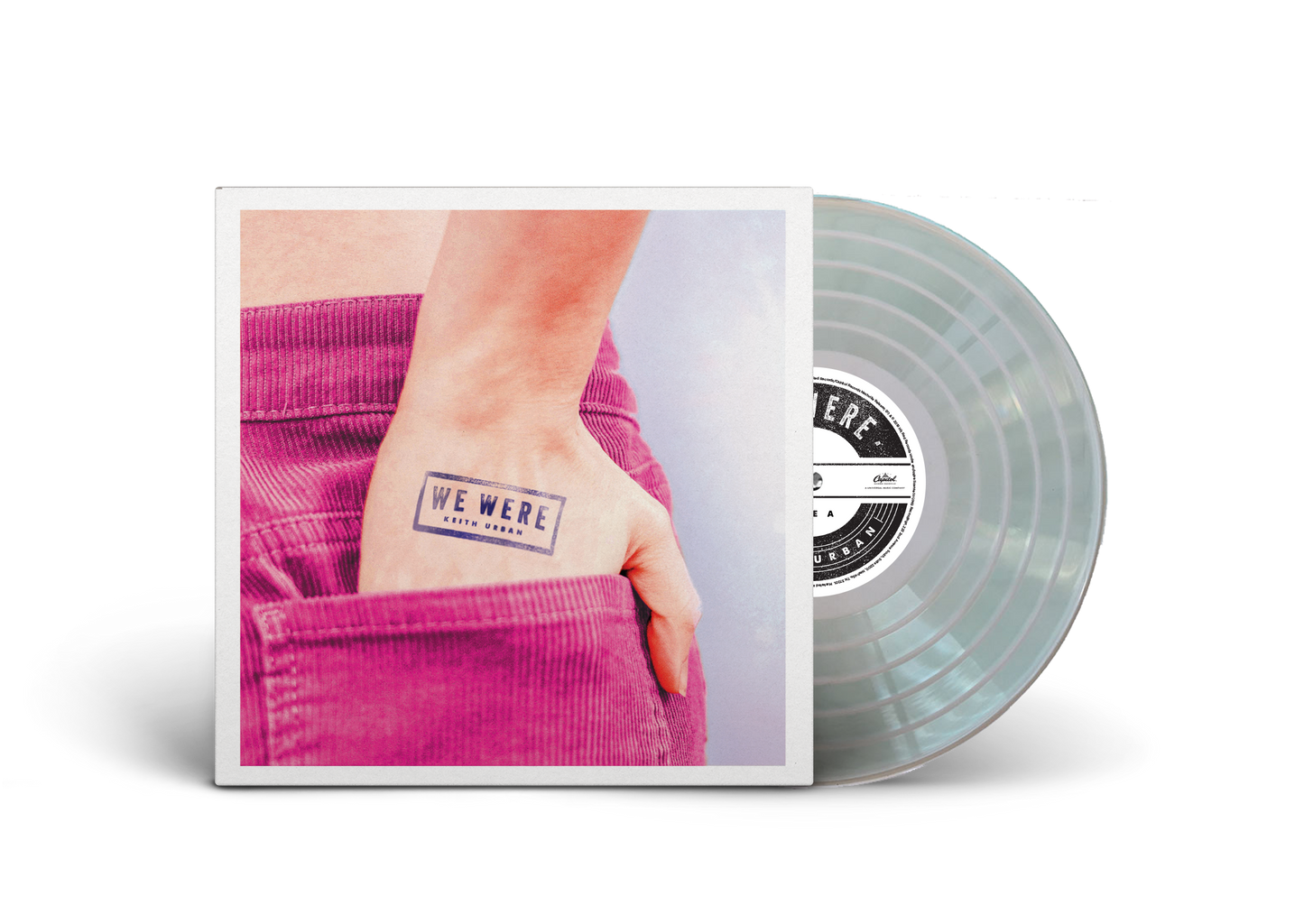 "We Were" Pink Cover with Clear 7" Vinyl
